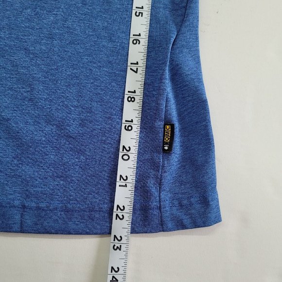 Jack Wolfskin Shirt Womens S Crosstrail T-shirt V-neck Short‎ Sleeve Blue - Picture 12 of 13